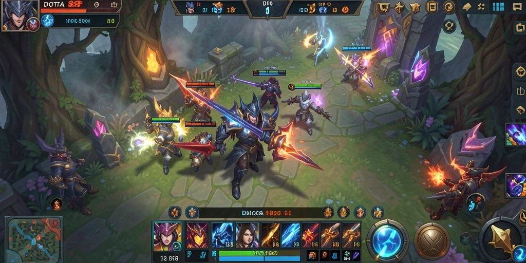 Tampilan gameplay DOTA88 yang menarik dan interaktif.