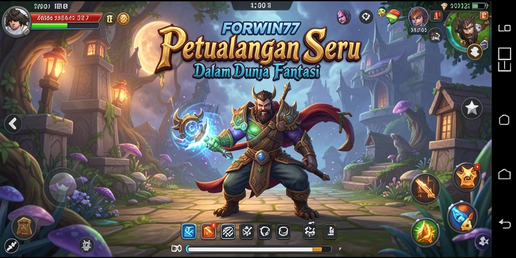 Tangkapan layar menunjukkan gameplay seru dalam petualangan FORWIN77.