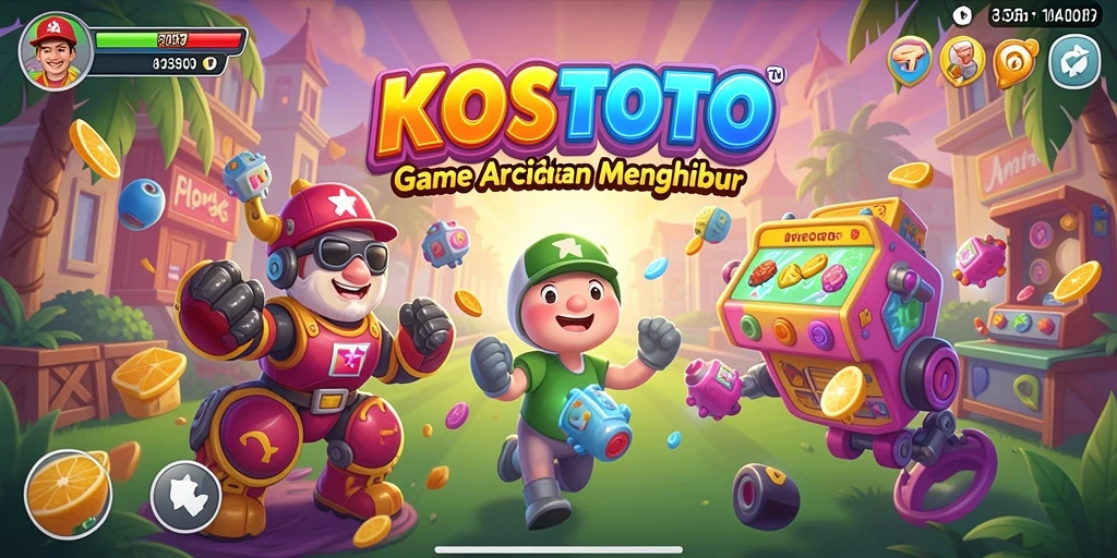 Gambaran gameplay KOSTOTO yang seru dan penuh aksi.