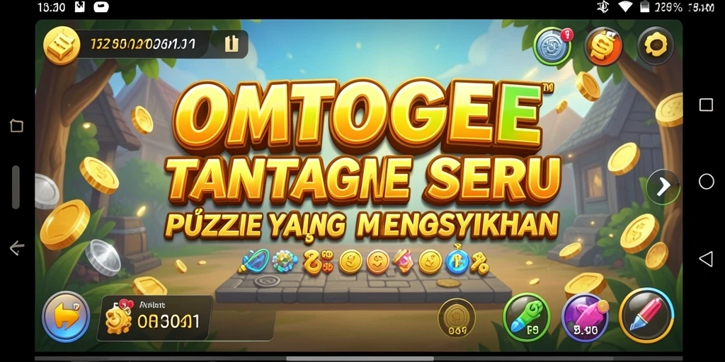 Tampilan gameplay seru dan menantang dari OMTOGEL