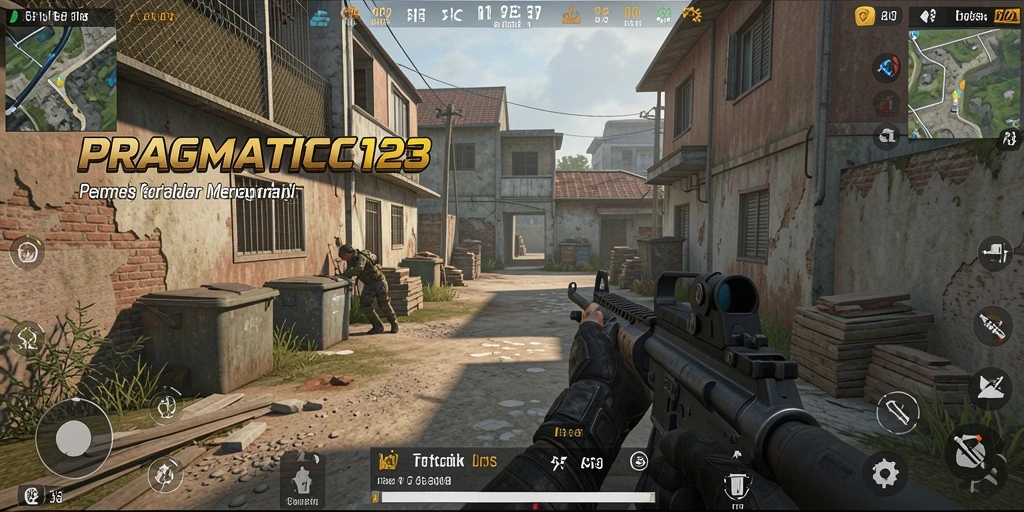 Tangkapan layar gameplay PRAGMATIC123 dengan aksi menegangkan di medan perang.