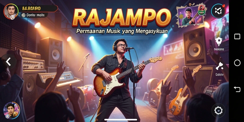 Tampilan gameplay RAJAMPO yang seru dan penuh warna.