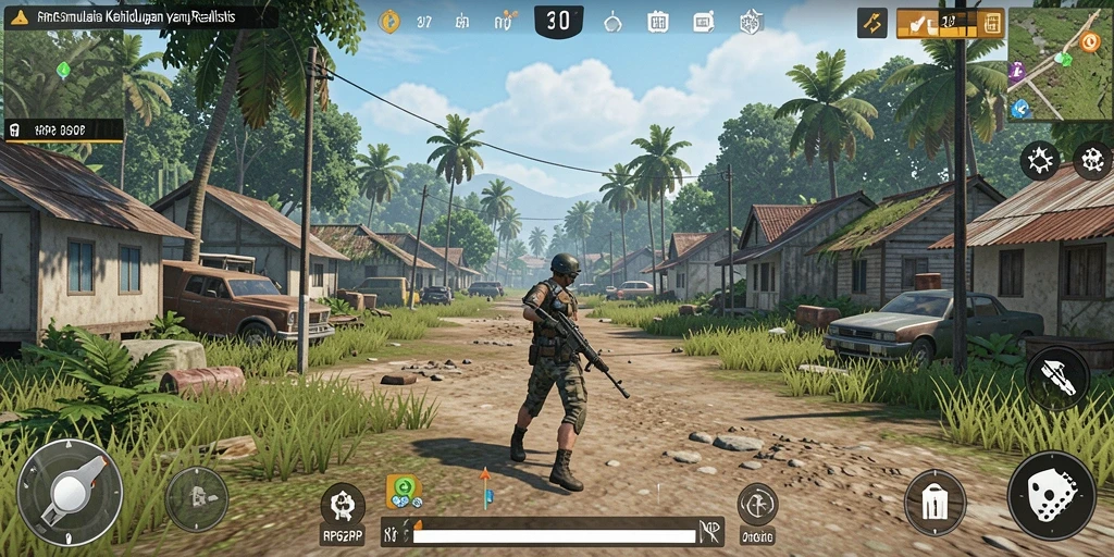 Tampilan gameplay RP62RP yang realistis dan imersif.