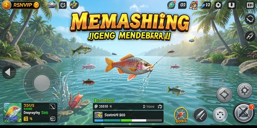 Gameplay seru RSNVIP8 dengan pengalaman memancing yang mendebarkan.
