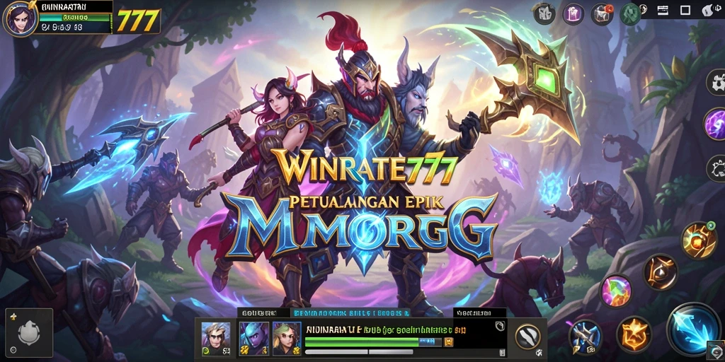 Tampilan gameplay epik di WINRATE777 yang seru dan mendalam.