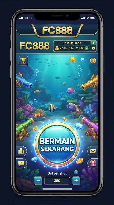 Tampilan utama aplikasi fc888 dengan berbagai pilihan aplikasi.